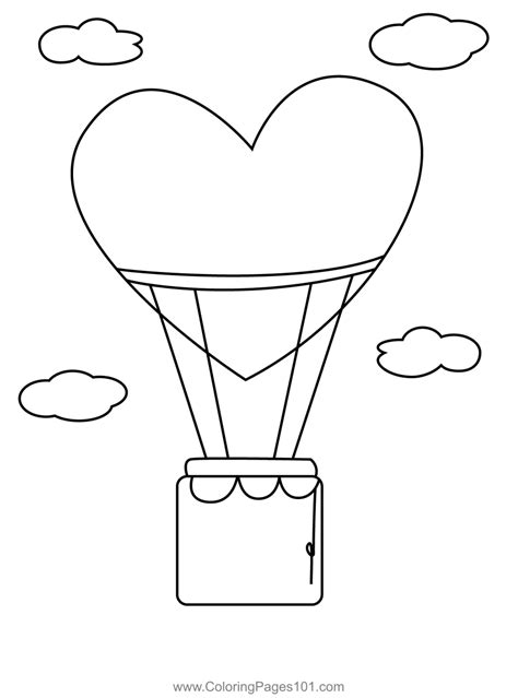love is in the air hot air balloon